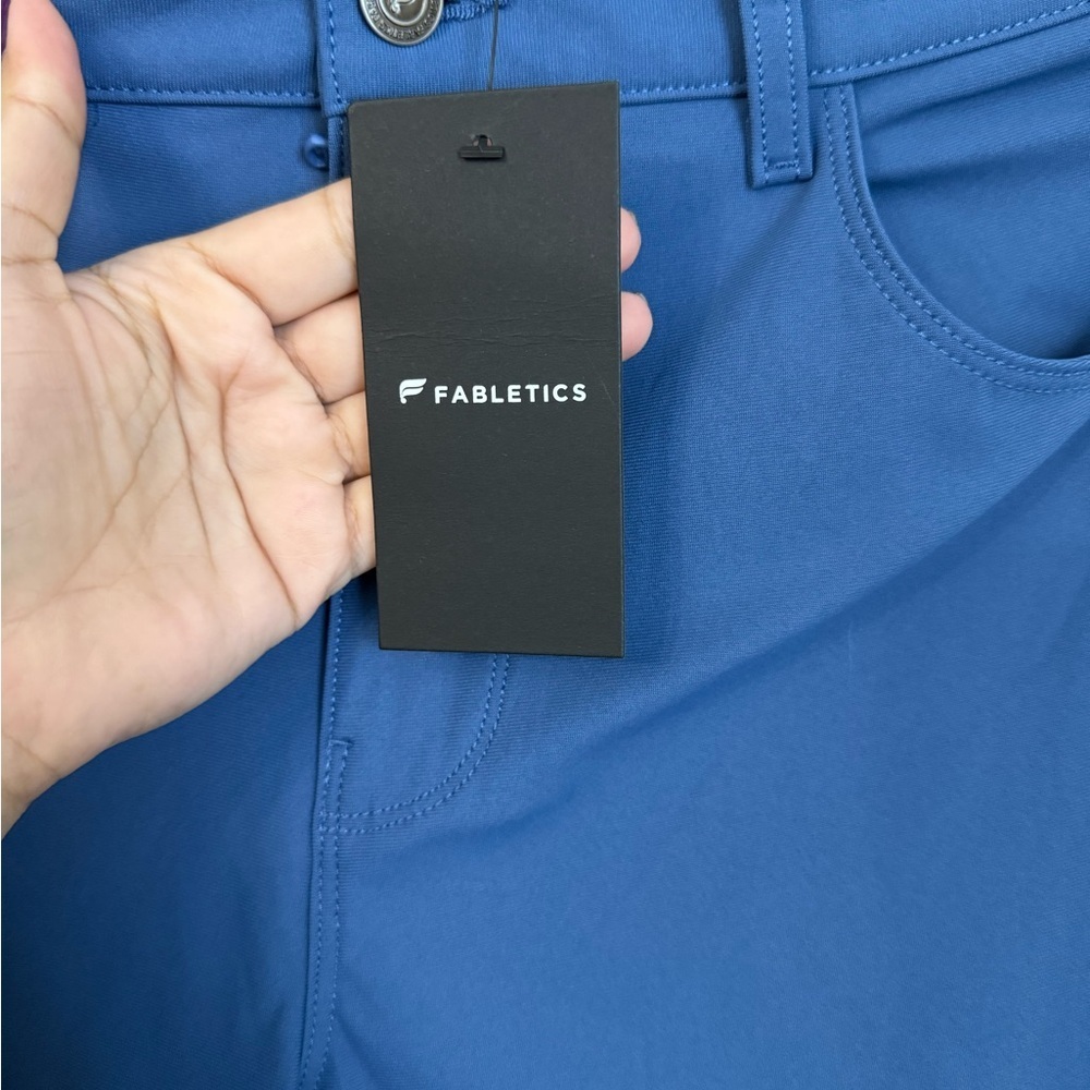 Fabletics Men’s Slim Fit Pants Blue Size 31x32 - Picture 5 of 14